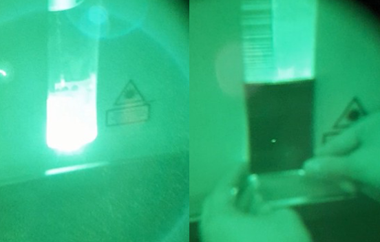 pomiary promieniowania stanowiska do znakowania laserowego